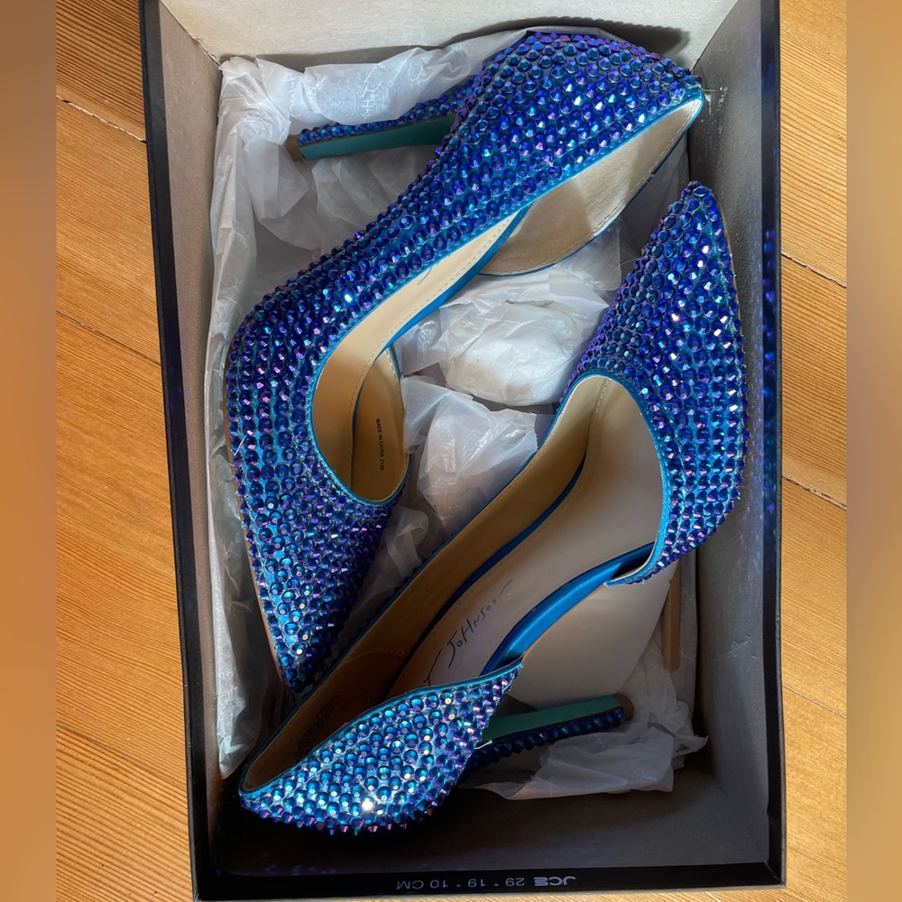 Betsey Johnson Hazil D’Orsey Rhinestone Heels